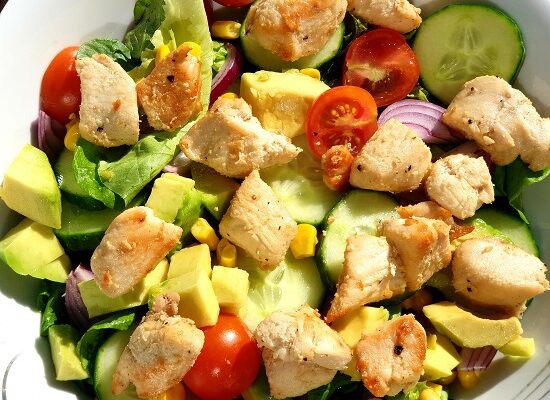 Easy Healthy Chicken Ranch Salad Recipe