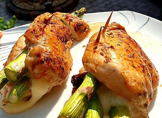 Amazing Cheesy Asparagus Stuffed Chicken Breast Recipe